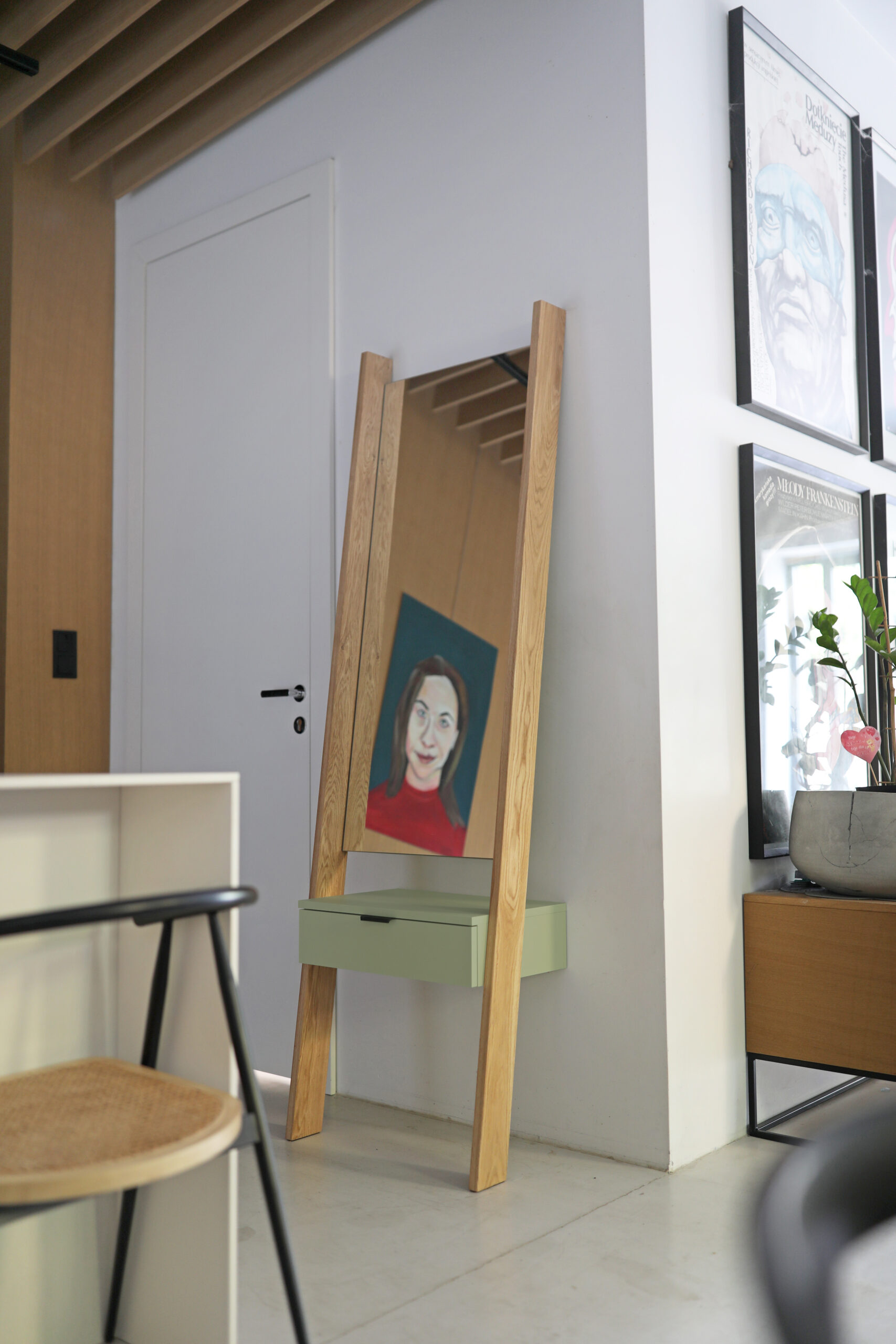 Konsola z lustrem FINKA