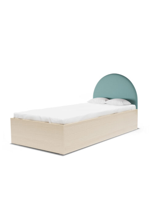 Łóżko PILLE PÓŁOKRĄGŁE BOX BASIC