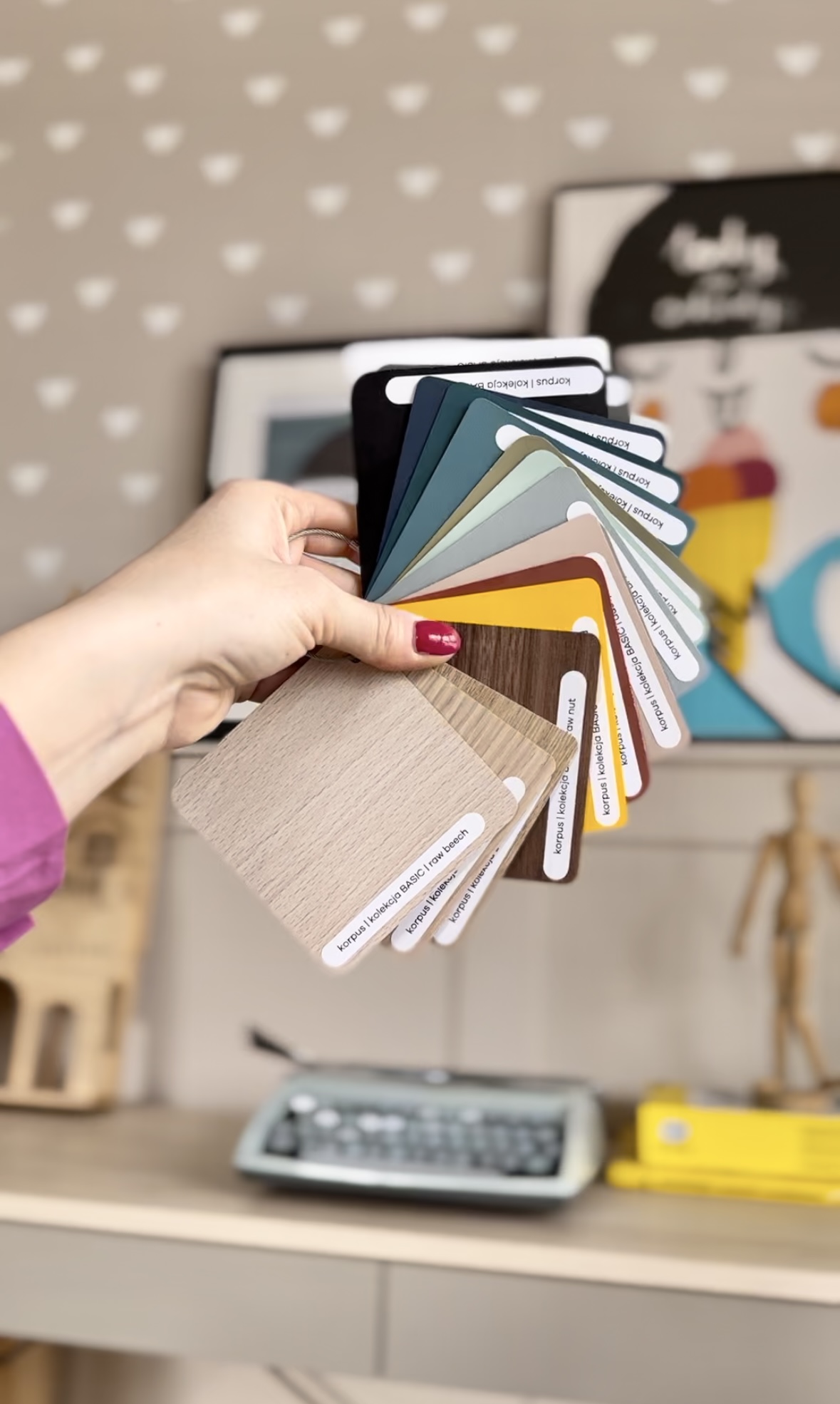 Próbka koloru nóżek