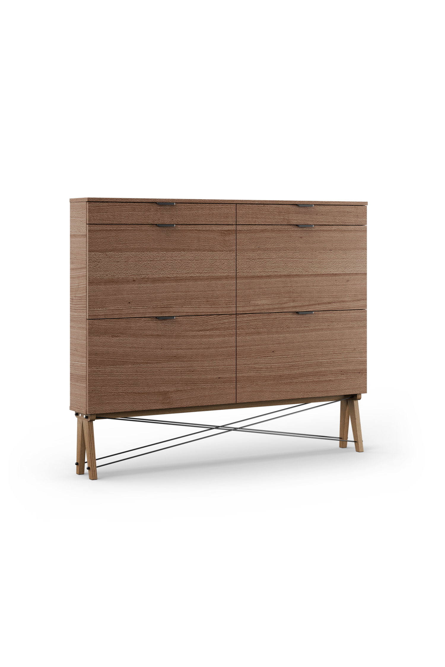 Drewniana szafka na buty BASIC