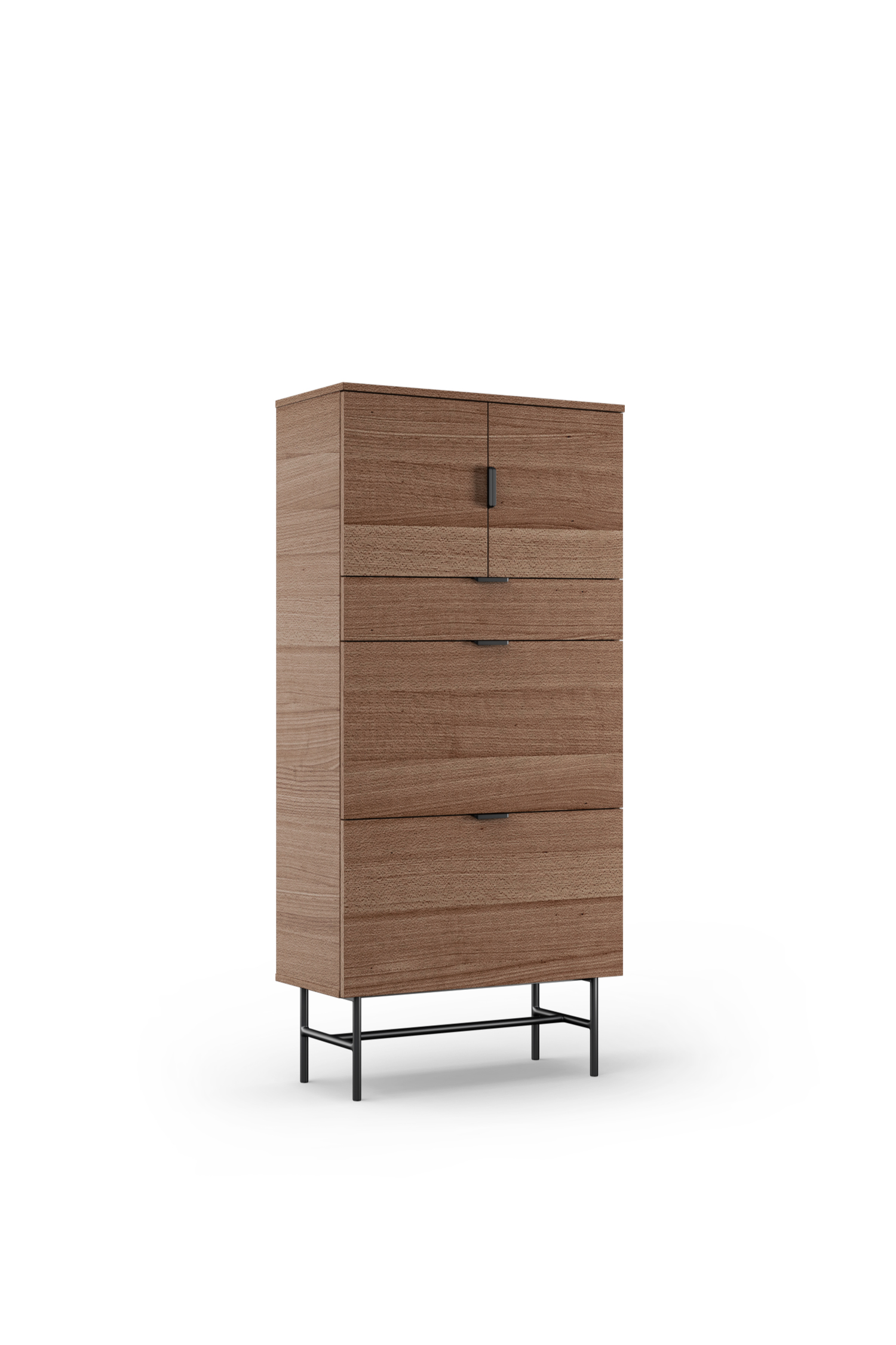 Drewniana szafka na buty VINTA