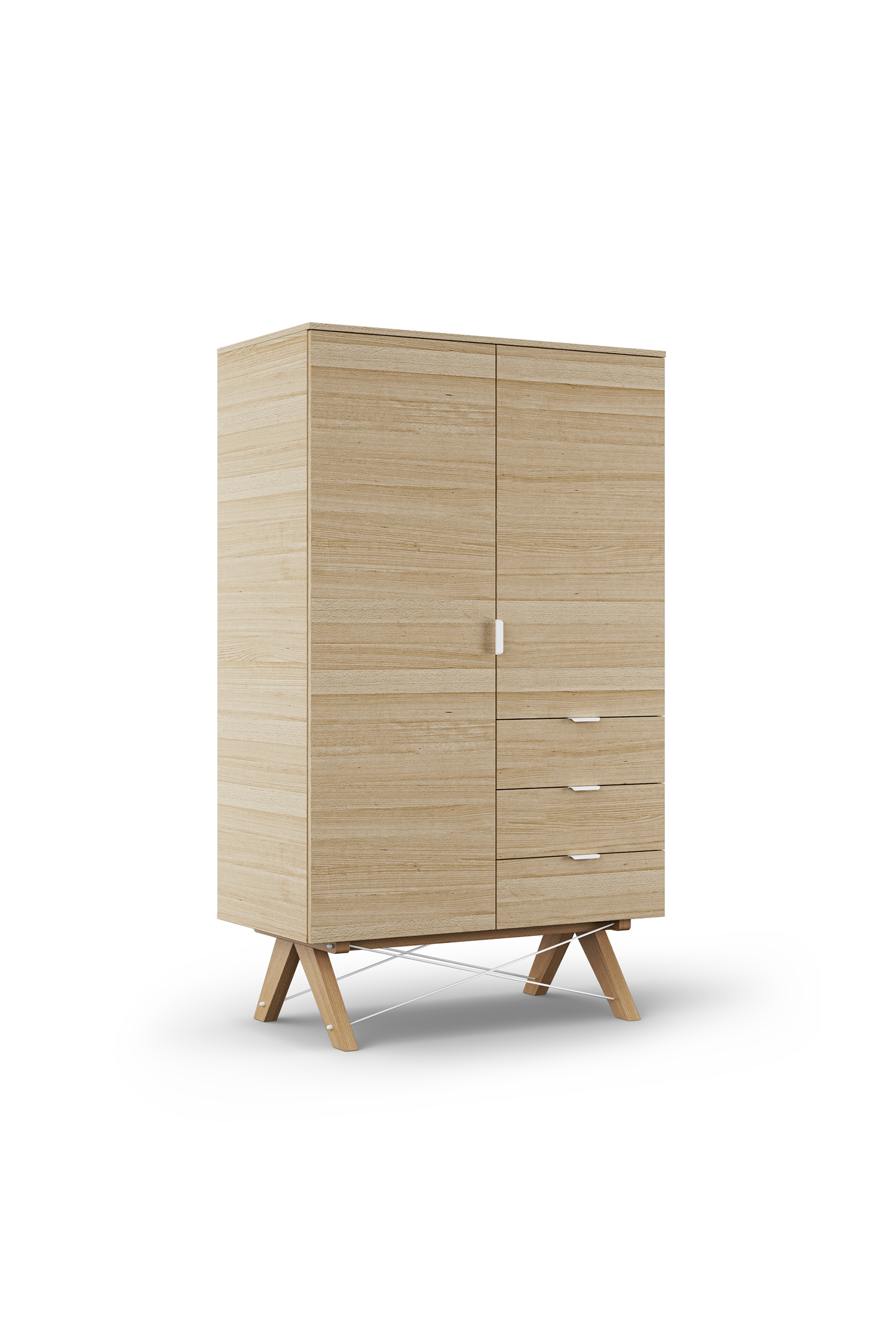 Drewniana szafa BASIC MIDI 3