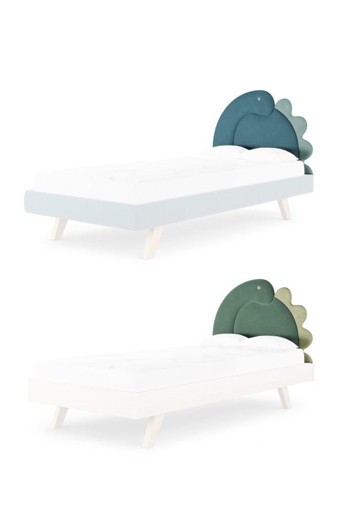 Tapicerowany zagłówek Dinozaur Dino