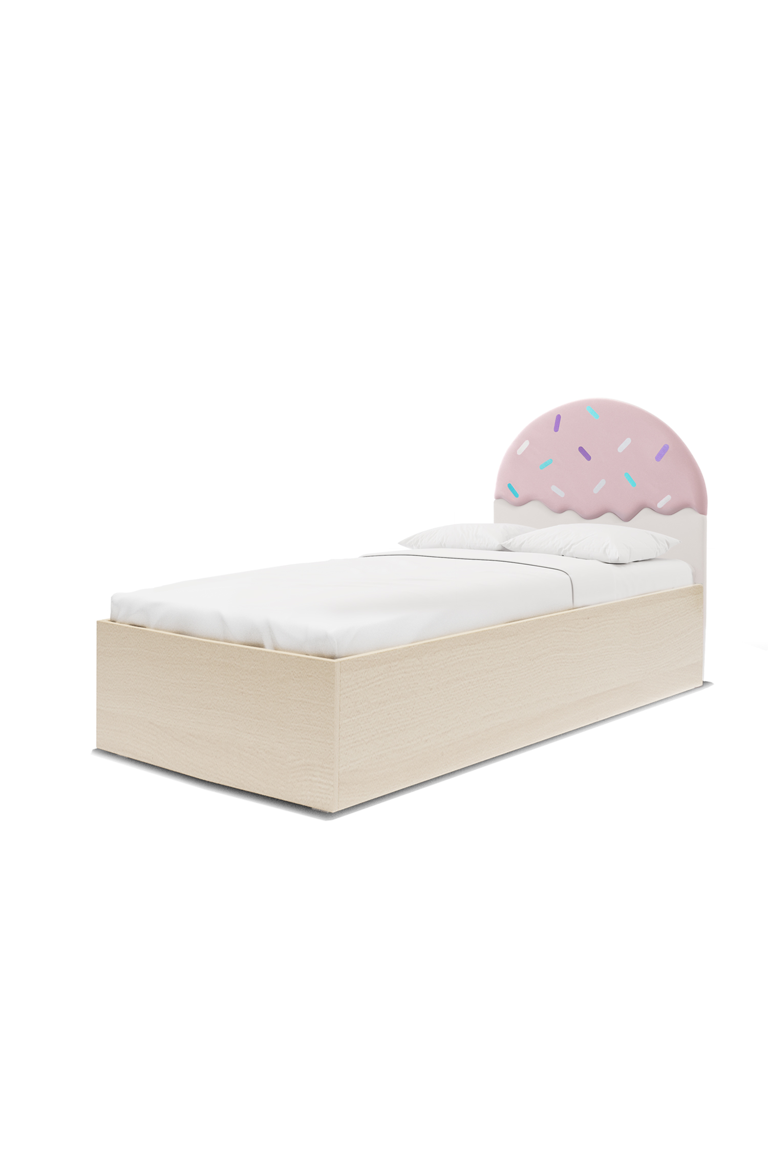 Łóżko lodowy deser CONFETTI BOX BASIC