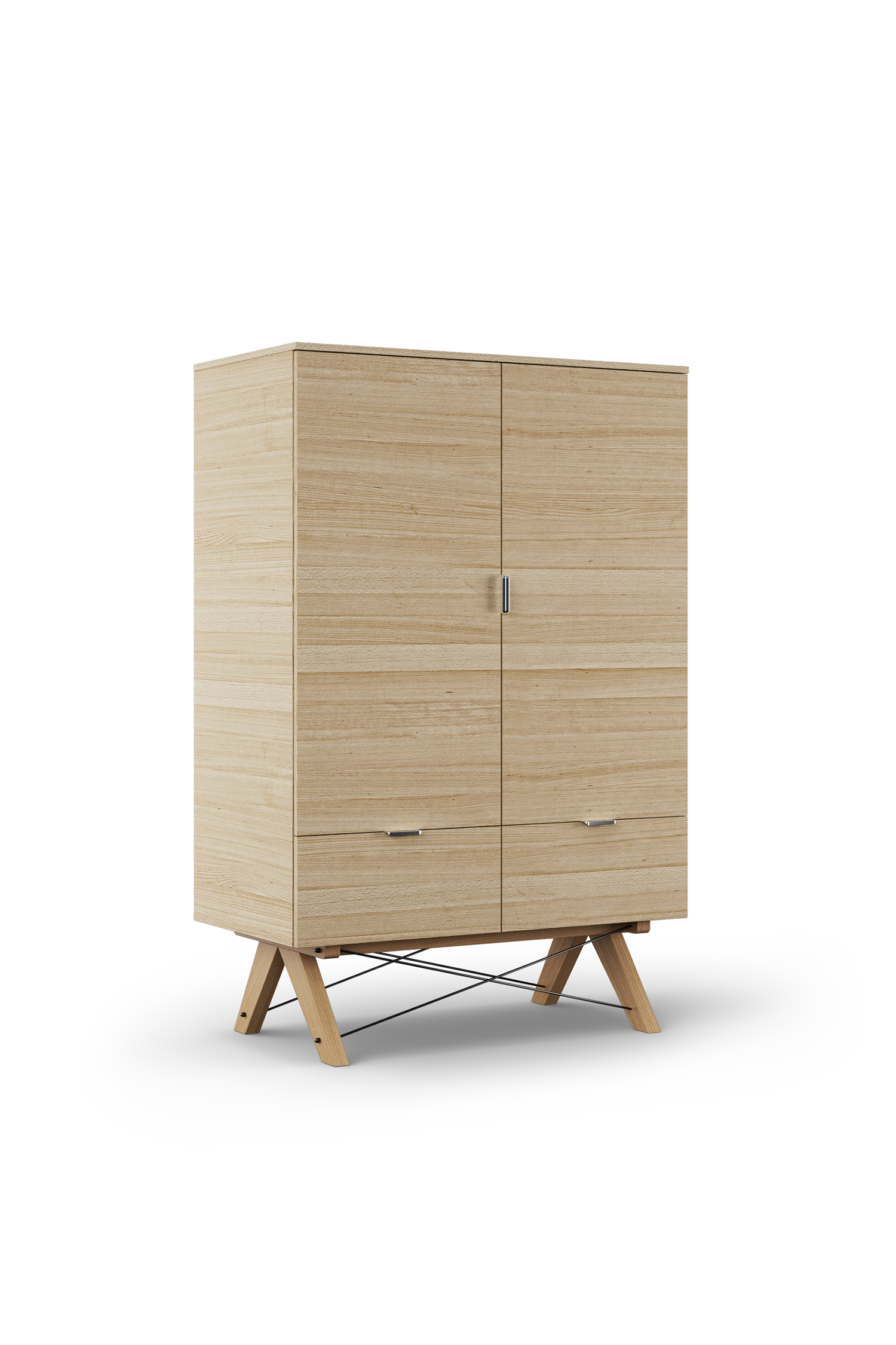 Drewniana szafa BASIC MIDI 2