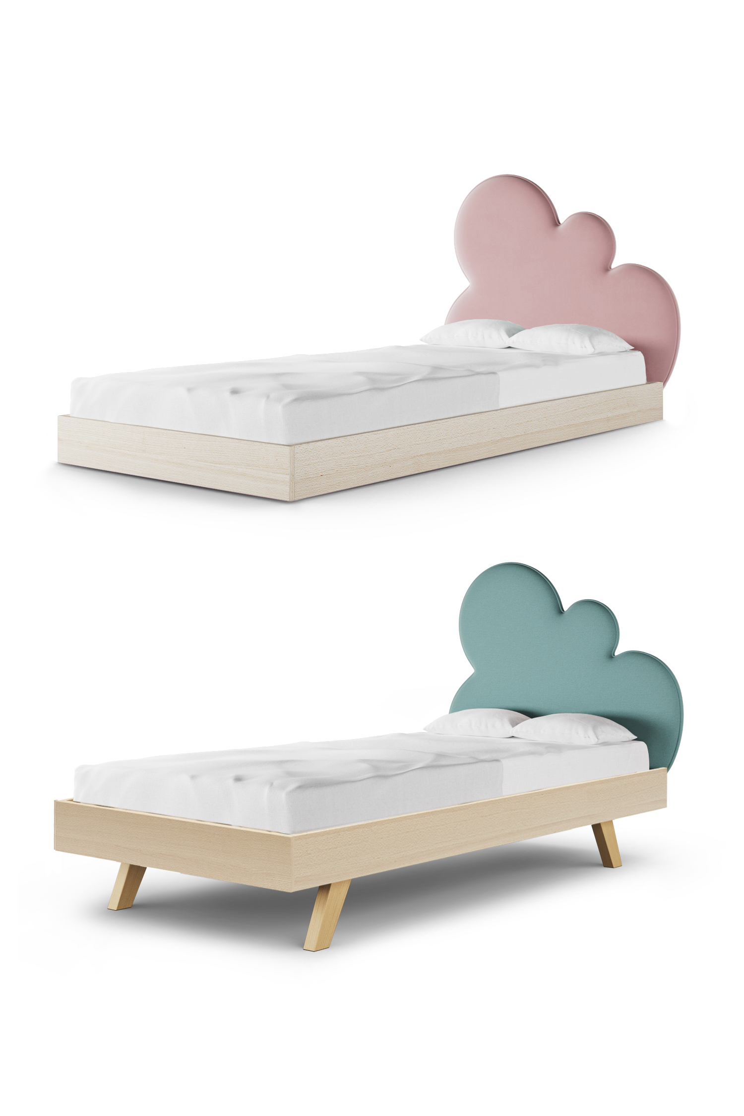 Łóżko Dziecięce Chmurka CLOUD LEGS BASIC