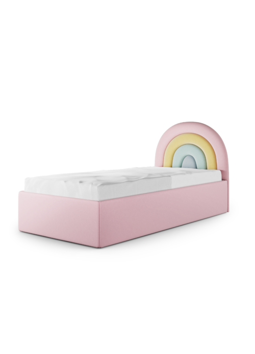 Łóżko RAINBOW TĘCZA BOX TEXTI