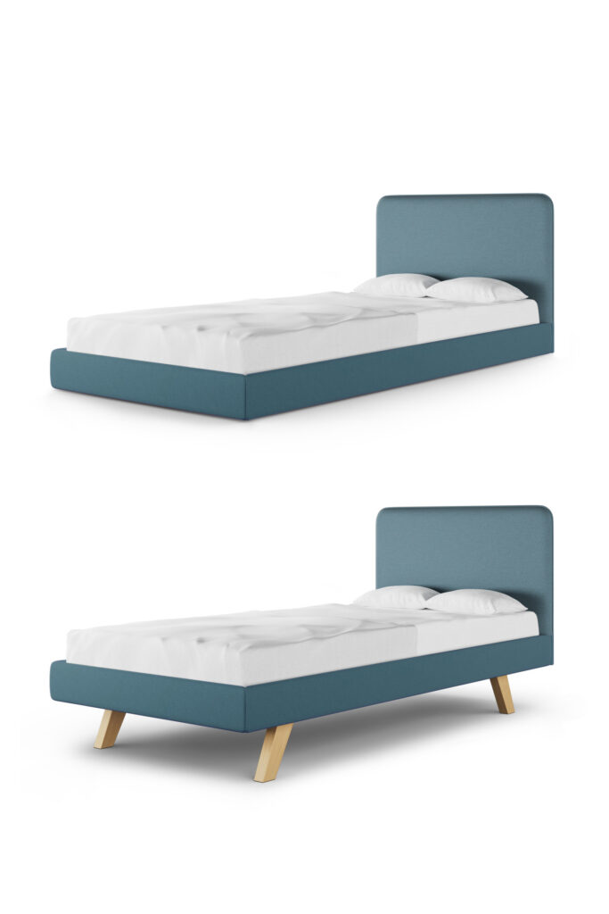 Łóżko REDU KIDS LEGS TEXTI