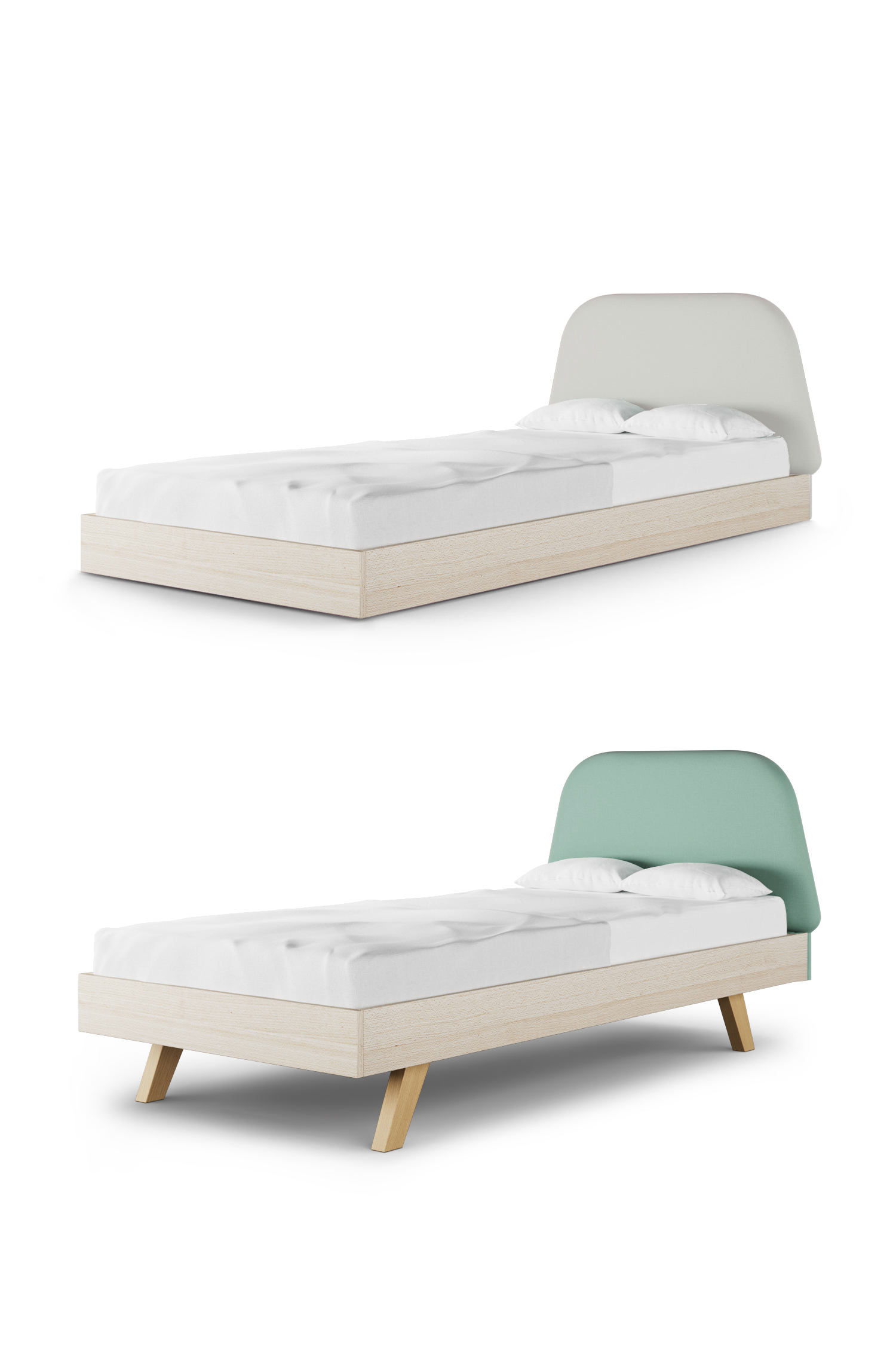 Łóżko TRAPEZ LEGS BASIC