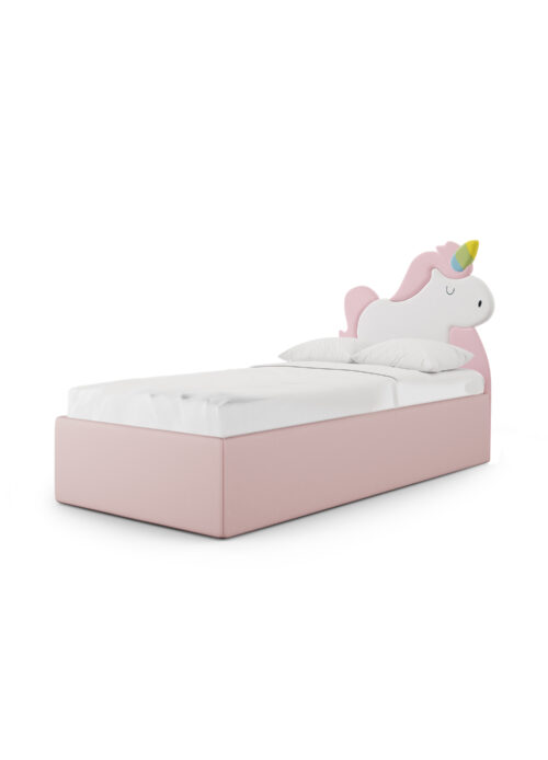 Łóżko jednorożec UNICORN BOX TEXTI