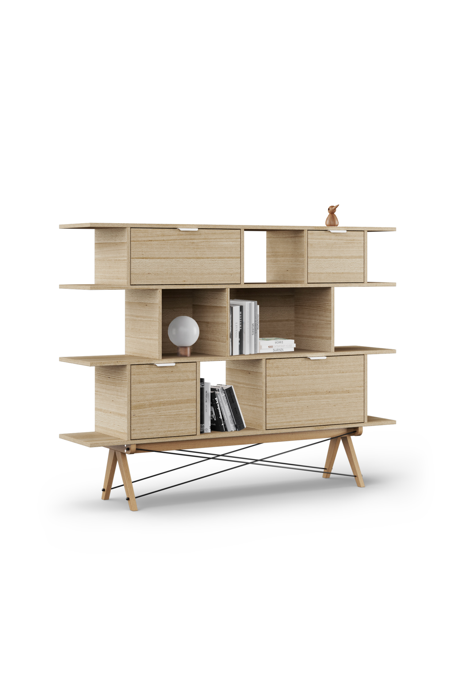 Drewniany regał LIGHT