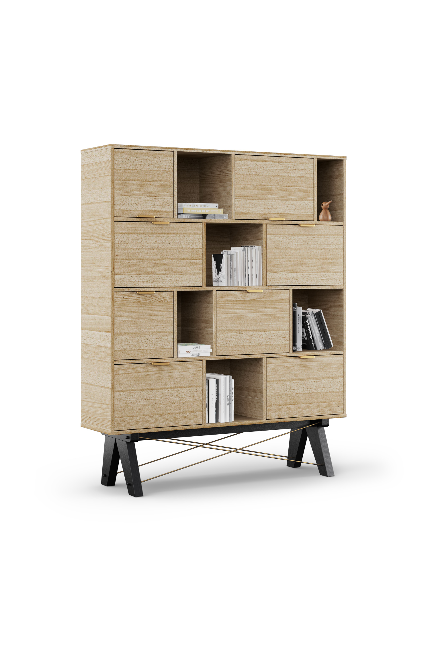 Drewniany regał POCKET