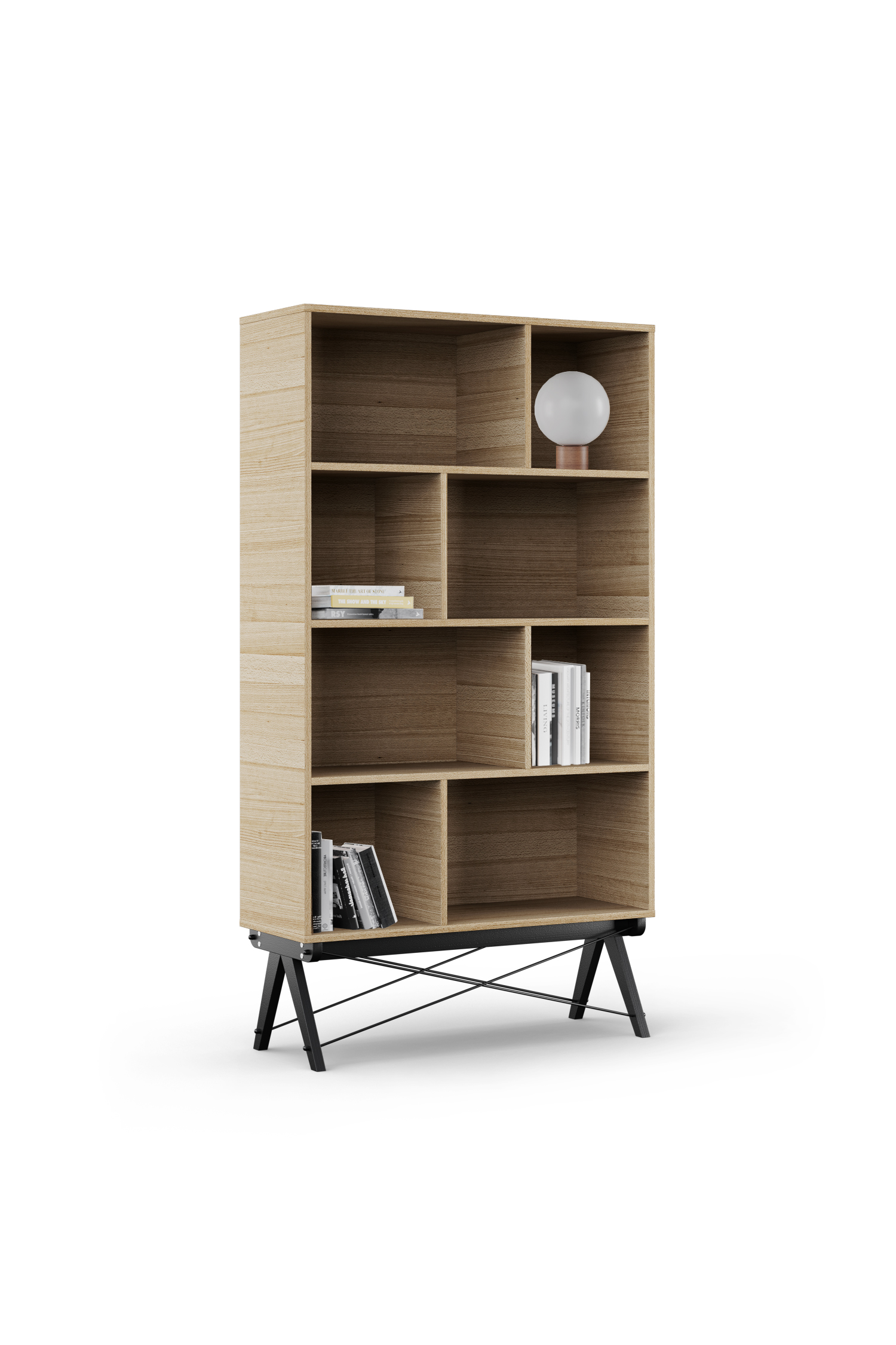 Drewniany regał TALL