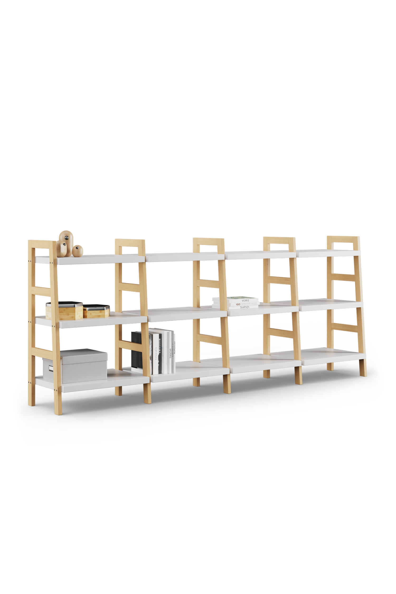 Regał RUBBER LOW 3 półki