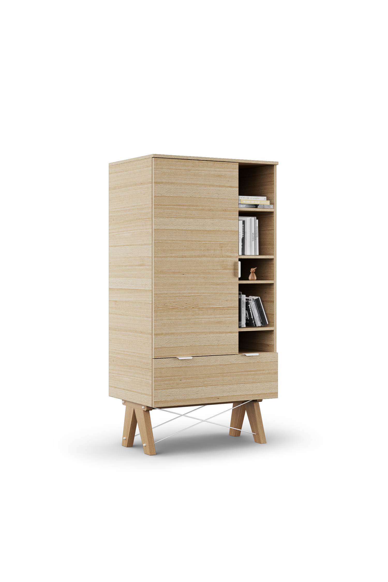 Drewniana szafa BASIC MINI