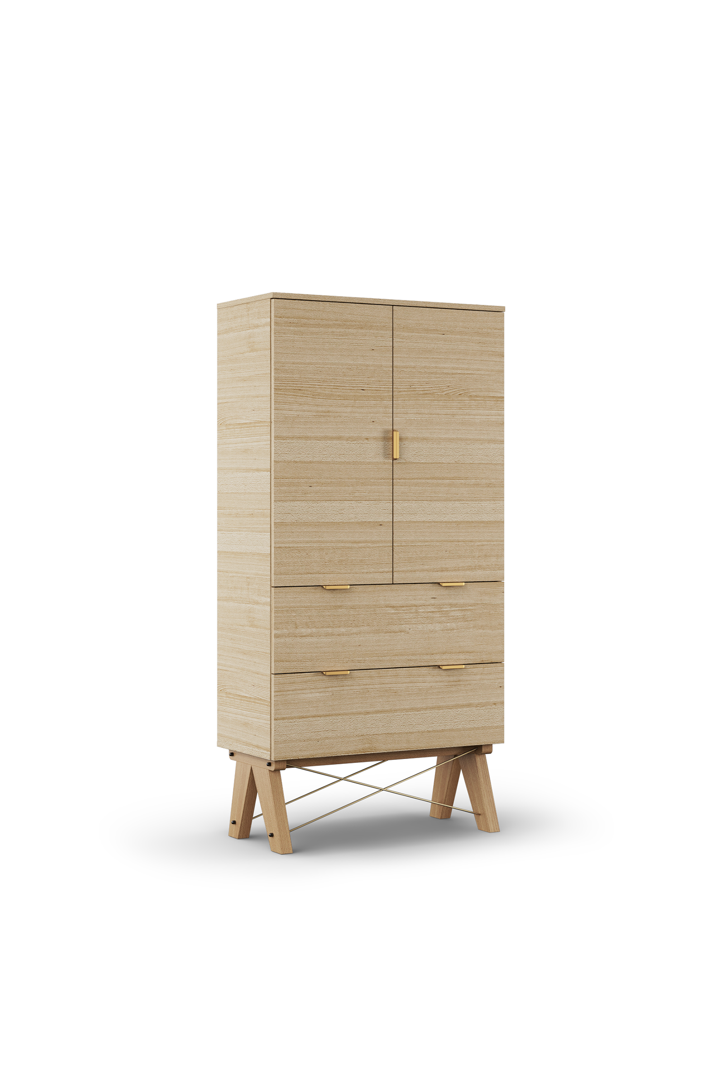Drewniana szafa MINI 2