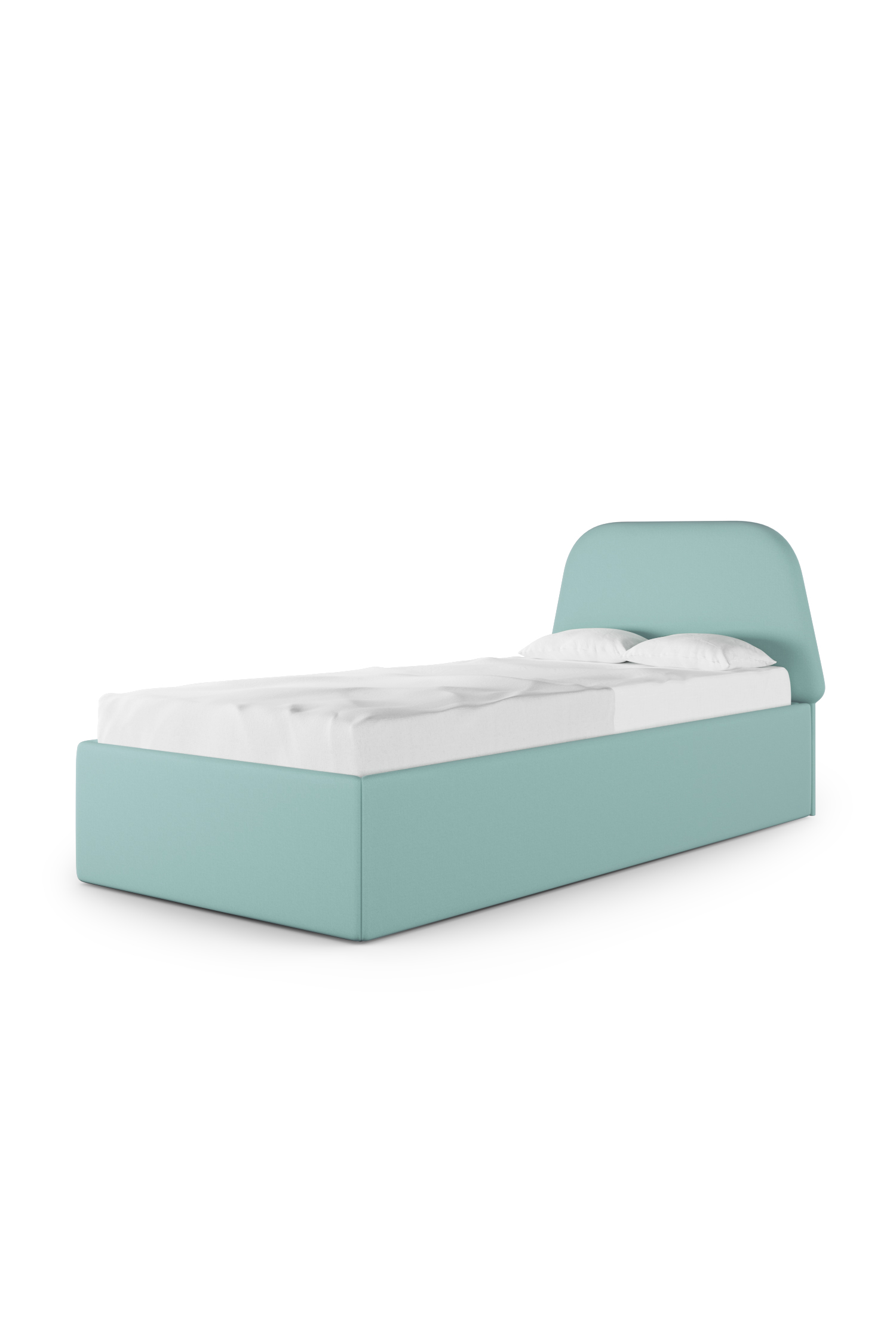 Łóżko TRAPEZ BOX TEXTI