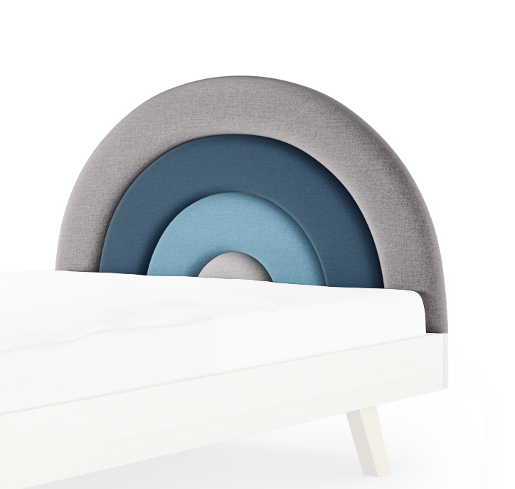 Tapicerowany zagłówek Tęcza Rainbow