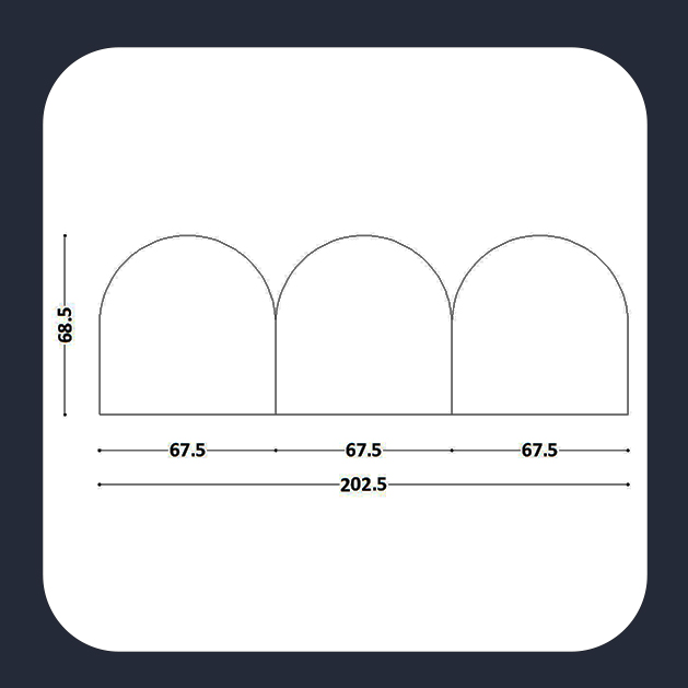 Prostokątne tapicerowane panele ścienne REDU
