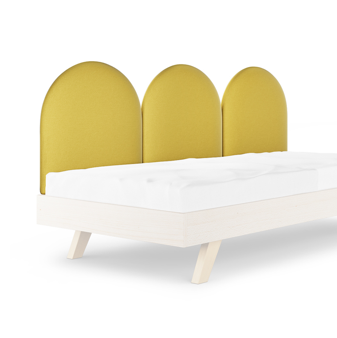 Łóżko z panelami ściennymi SOFA LEGS BASIC