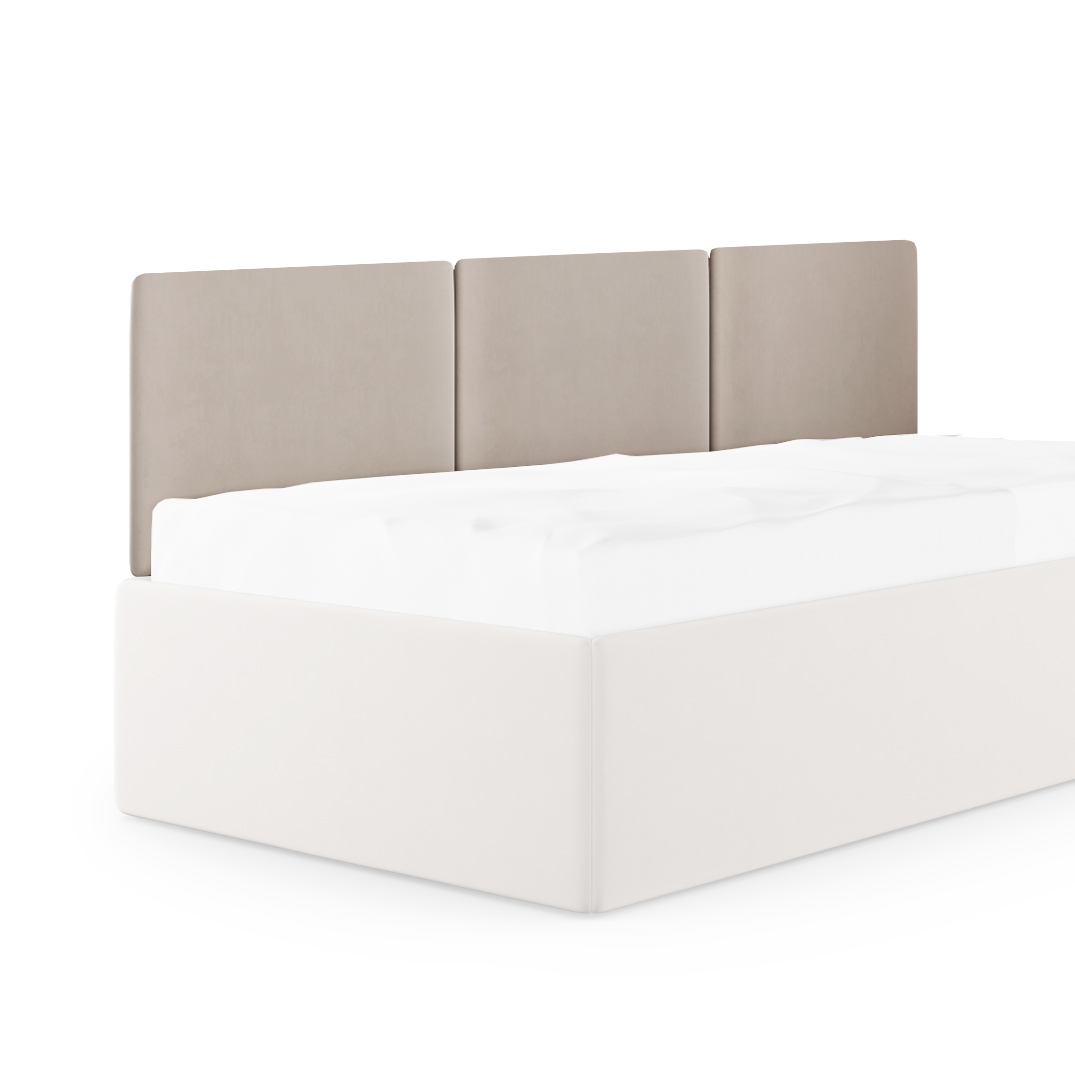 Łóżko z panelami ściennymi SOFA LEGS BASIC